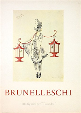 Umberto Brunelleschi: otto figurini per Turandot.